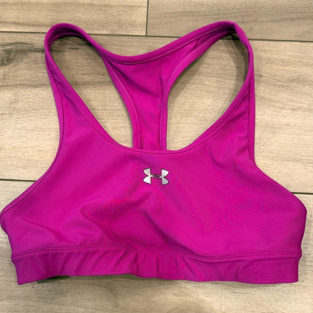 Under Armour Women's Bright Magenta Racerback Swim Top